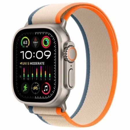 Часы Apple Watch Ultra 2 49 мм GPS + Cellular Titanium Case with Orange/Beige Trail Loop S/M