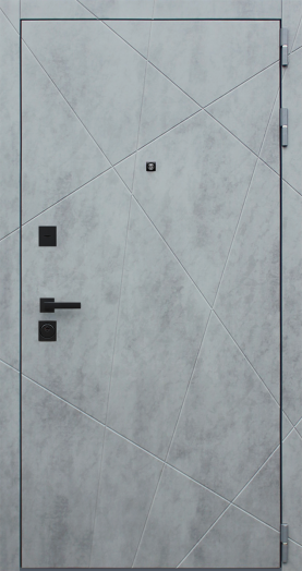 Дверь Входная АСД Дуэт Б белый матовый