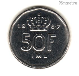 Люксембург 50 франков 1987