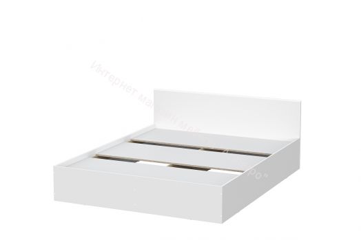 Кровать двойная универсальная (1,6х2,0) Токио Белый текстурный