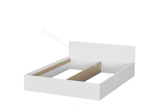 Кровать двойная универсальная (1,6х2,0) Токио Белый текстурный