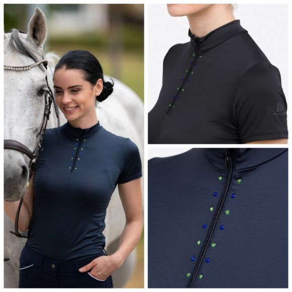 Футболка -Custom crystallized- Короткий рукав. Cavalliera