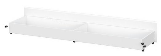 Ящик для кровати для одинарной Кровати Токио Белый текстурный