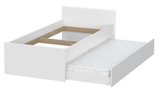 Кровать выкатная для одинарной Кровати Токио Белый текстурный