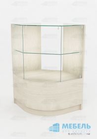 Угловая торговая витрина