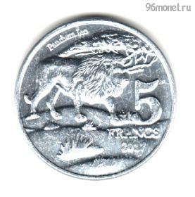 Катанга 5 франков 2017
