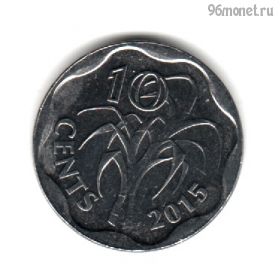 Свазиленд 10 центов 2015