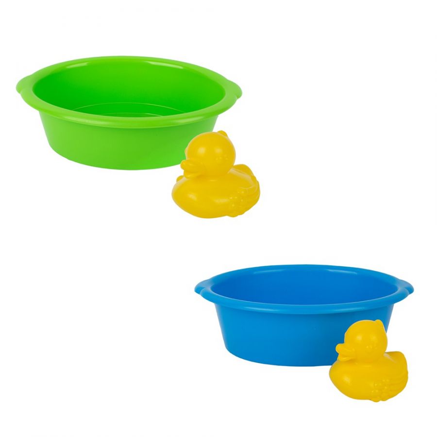 Набор для купания 2пр.(тазик, уточка)