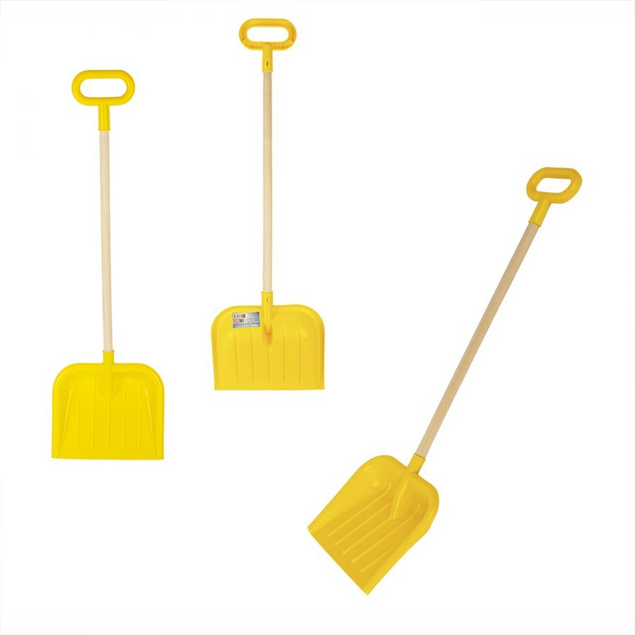 Лопата детская совковая с деревянной ручкой