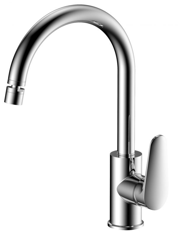 Смеситель Splash д/кухни, R-излив, арт. SPL519flex