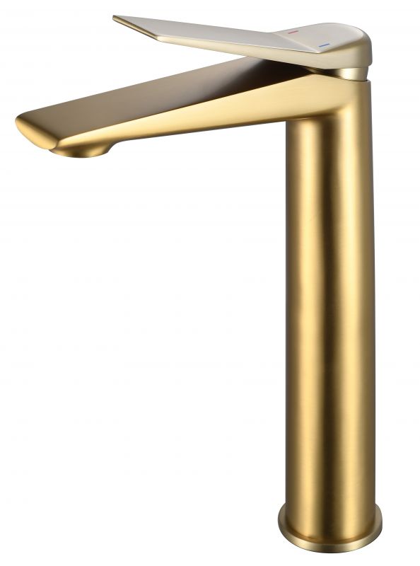 Смеситель Shanghai Gold д/рак, высокий, арт. SHA25Gold