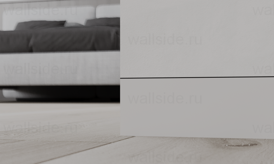 С-01.2.3 скрытый плинтус Ликорн чёрный