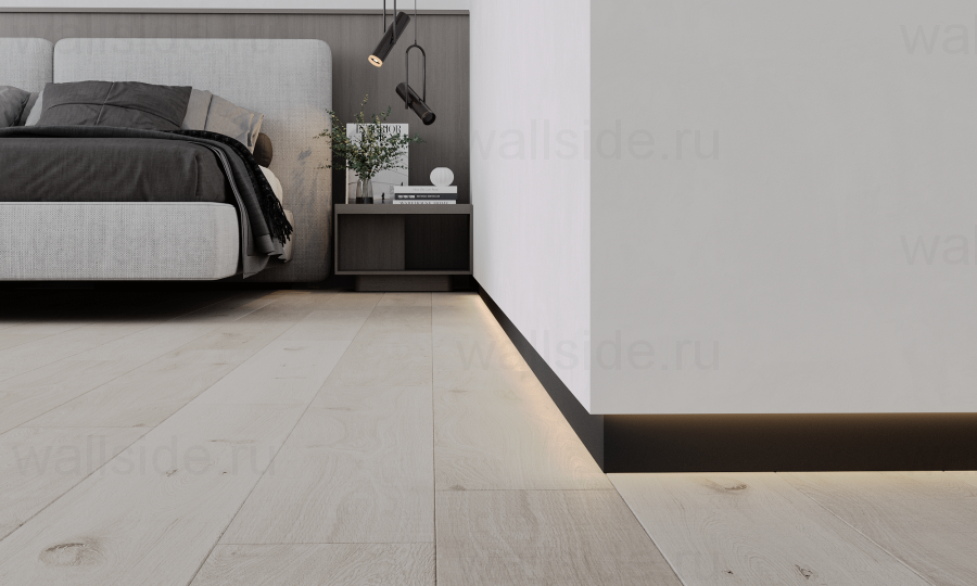 С-01.2.3 скрытый плинтус Ликорн чёрный