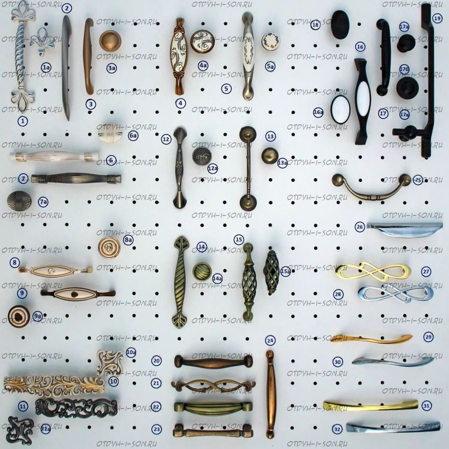 Ручки мебельные Муром