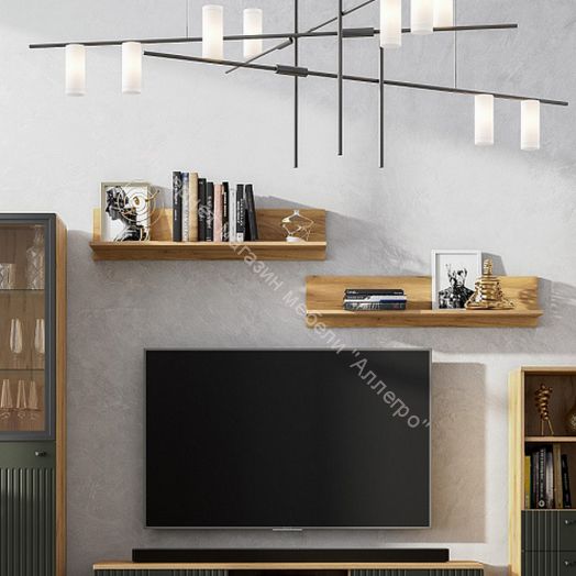 Полка навесная Милан Дуб Золотой