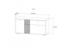 Комод "Ланс" К101