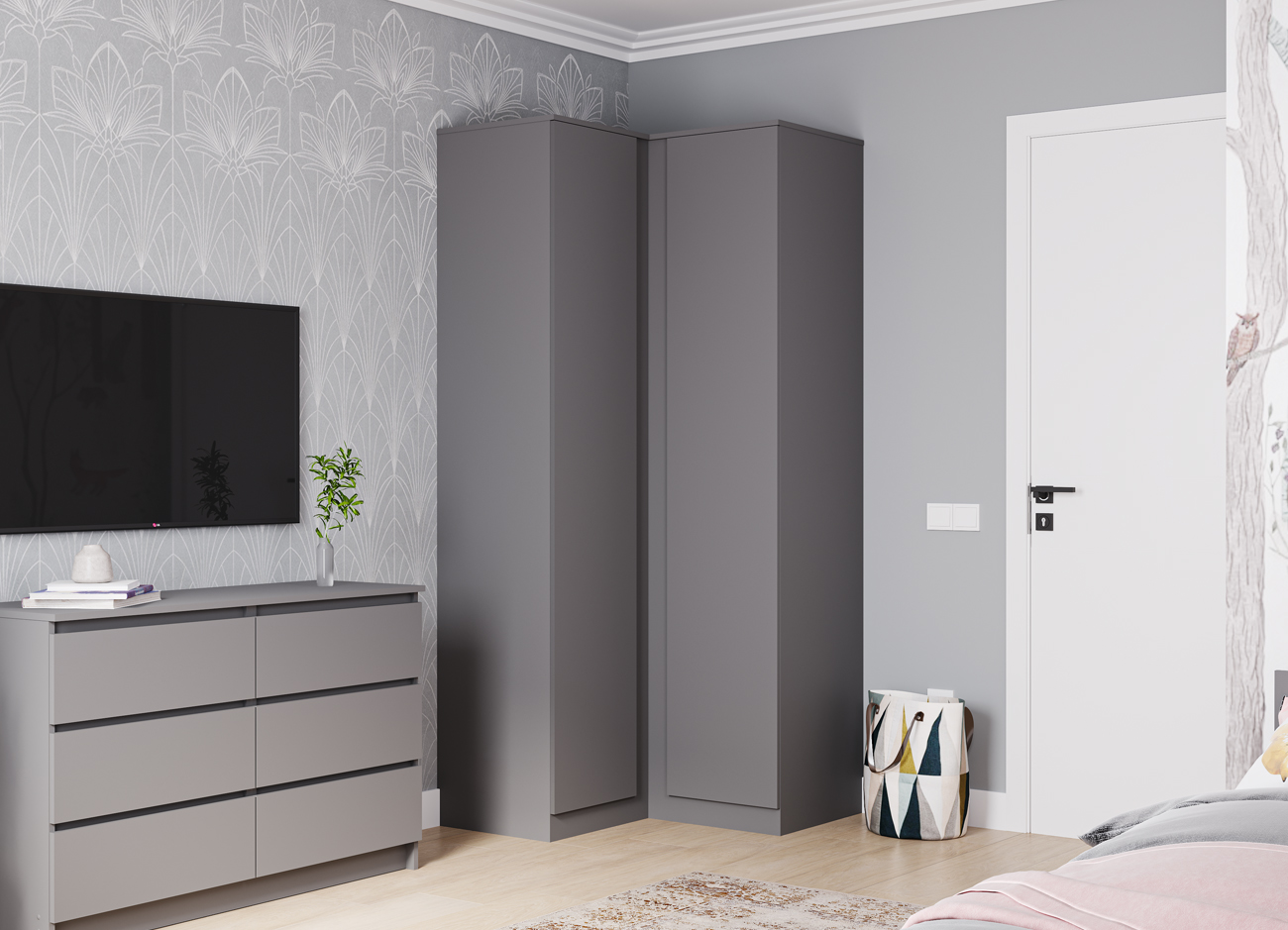 Мори Шкаф МШУ 960.1 (МП) угловой