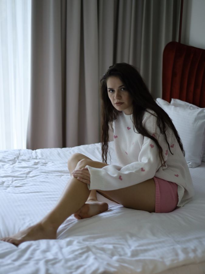 Свитер с сердечками