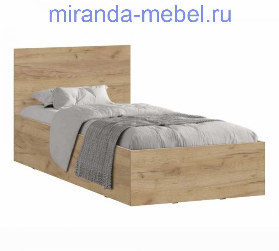 Мебель для спальни "МСП 1" Кровать одинарная 0,9*2,0"