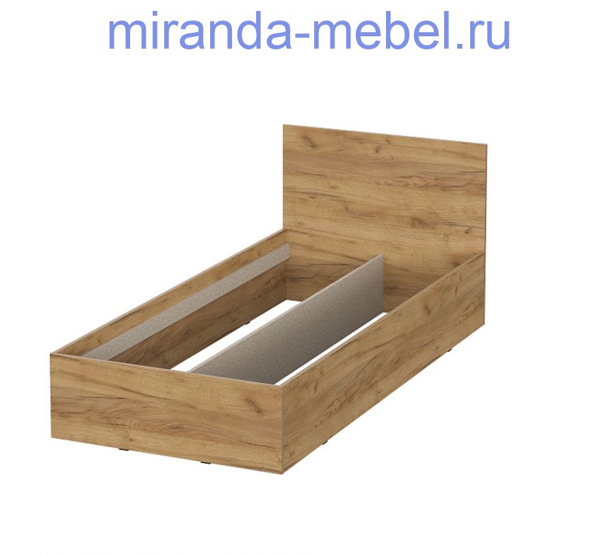 Мебель для спальни "МСП 1" Кровать одинарная 0,9*2,0"