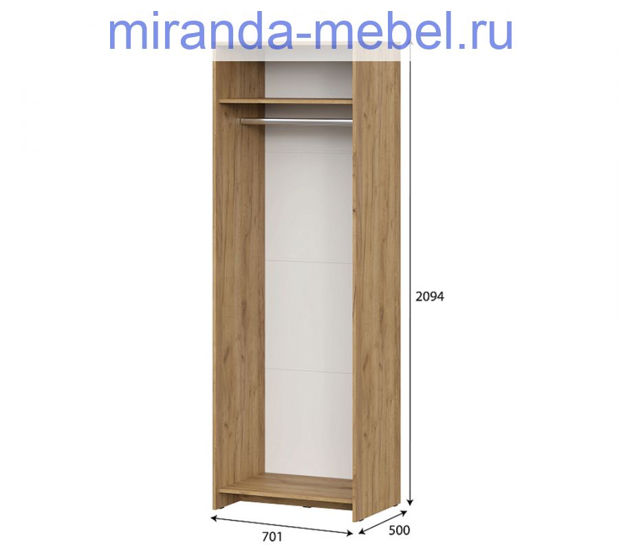 Мебель для спальни "МСП 1" Шкаф двухстворчатый