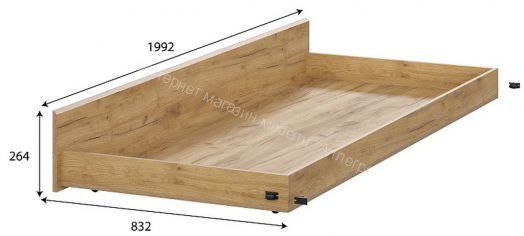 Детская Милан Дуб Золотой/Белый Матовый