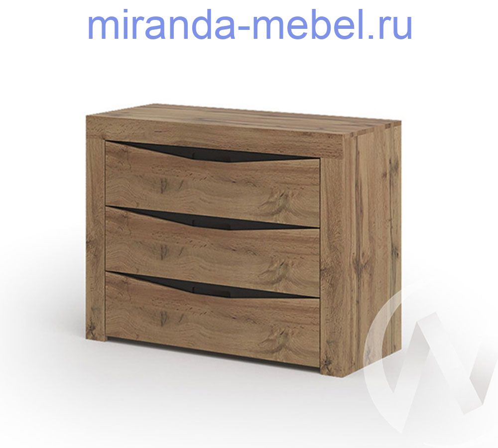 Паола Комод 3 ящика КМ701