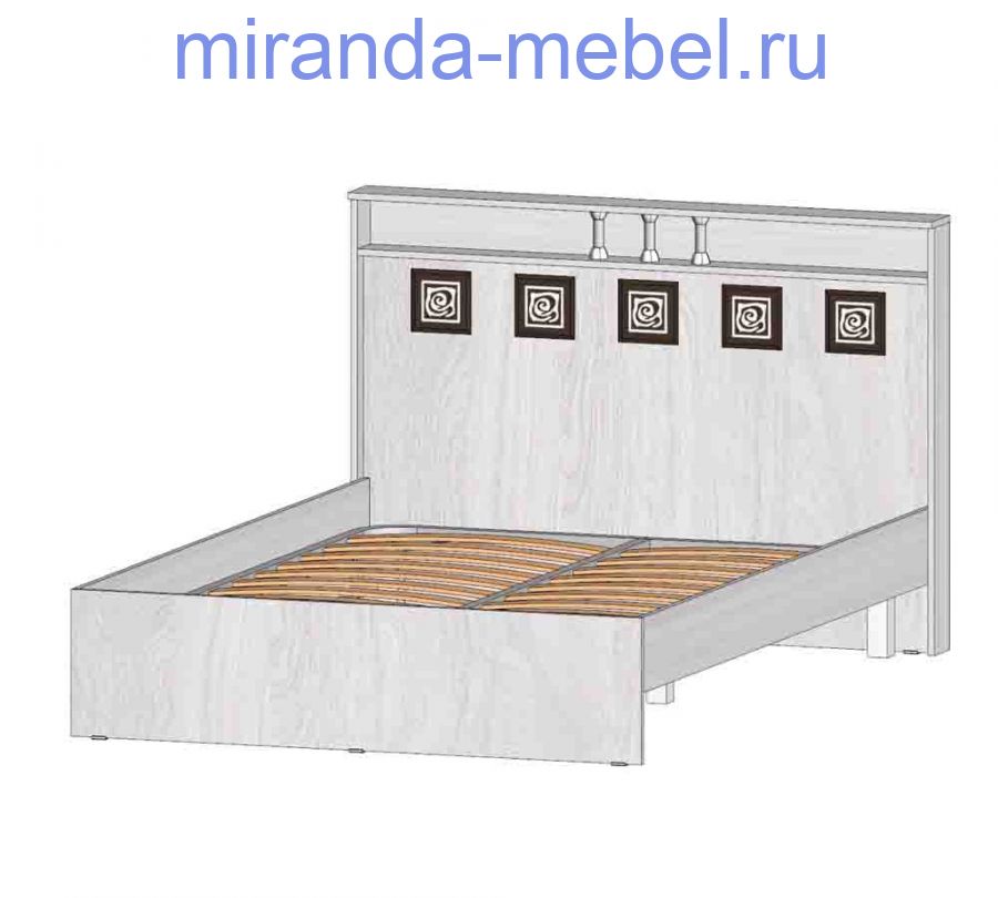 Кровать 2-х спальная Коста-Рика 1200