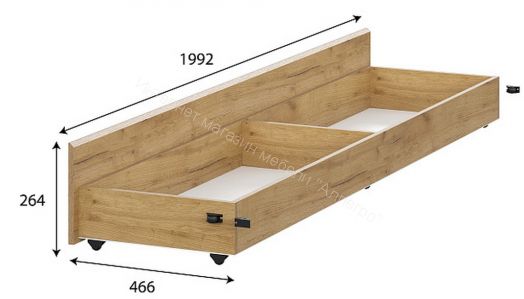 Детская Милан Дуб Золотой/Белый Матовый