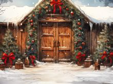 Фон стена "Fir №25"