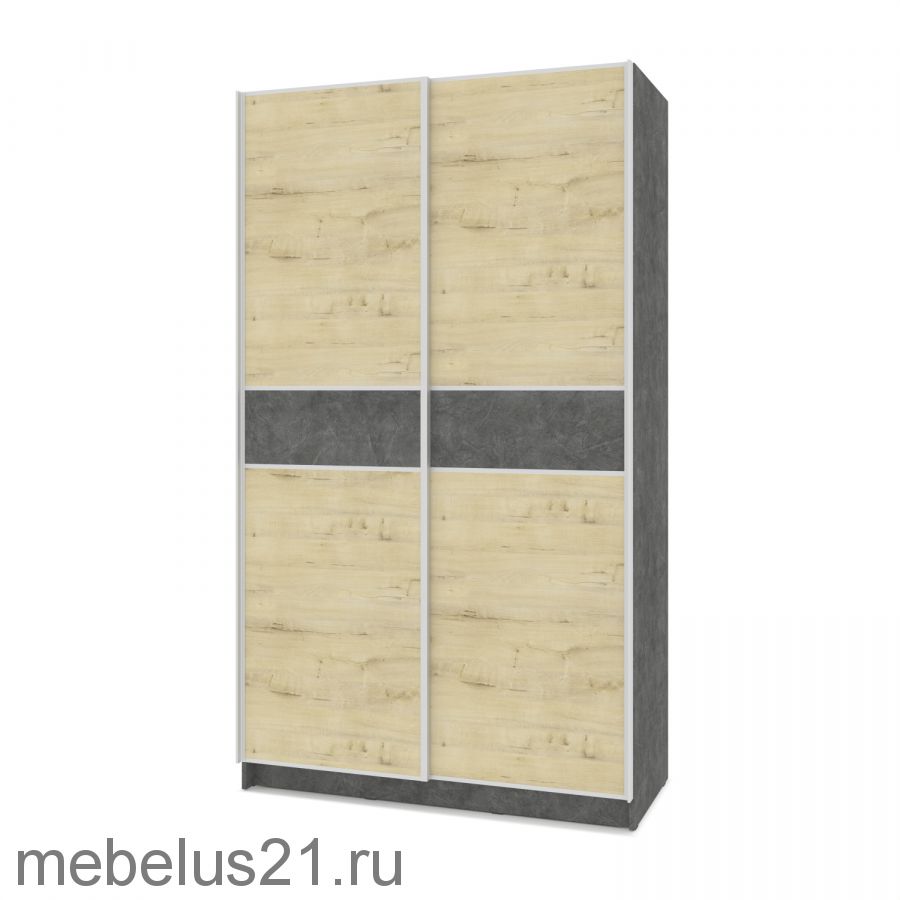 Шкаф купе Браун со вставкой 1400