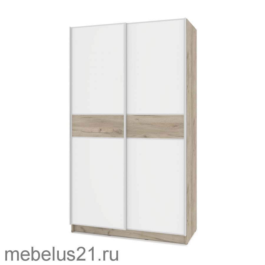 Шкаф купе Браун со вставкой 1500