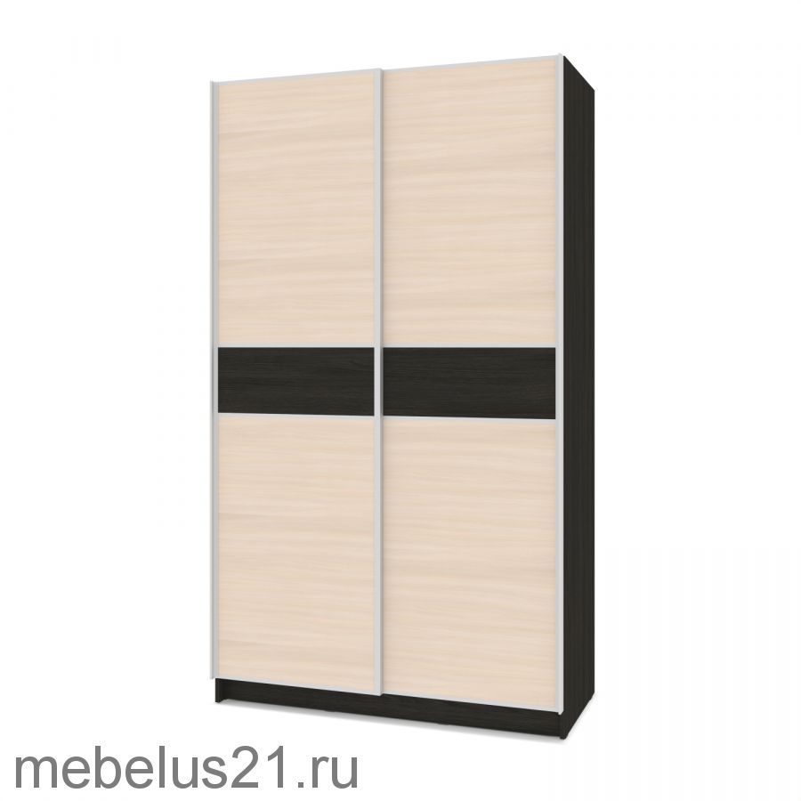 Шкаф купе Браун со вставкой 1500