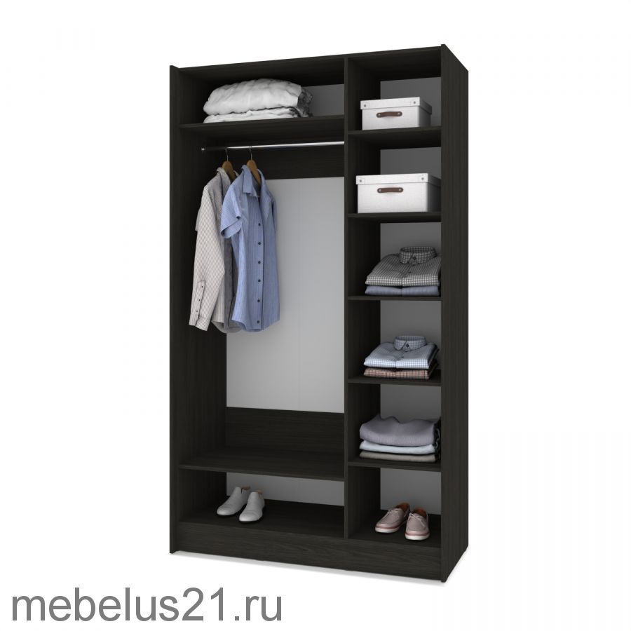 Шкаф купе Браун со вставкой 1500