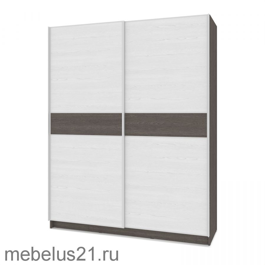 Шкаф купе Браун со вставкой 1700