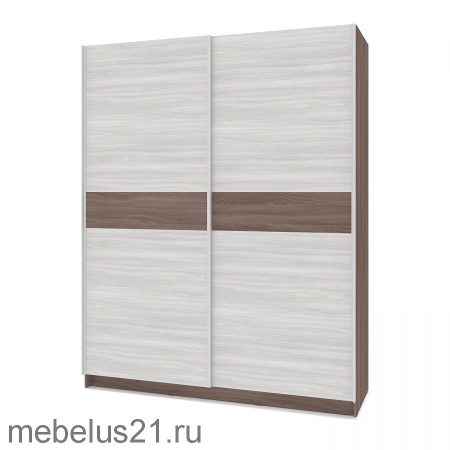 Шкаф купе Браун со вставкой 1800