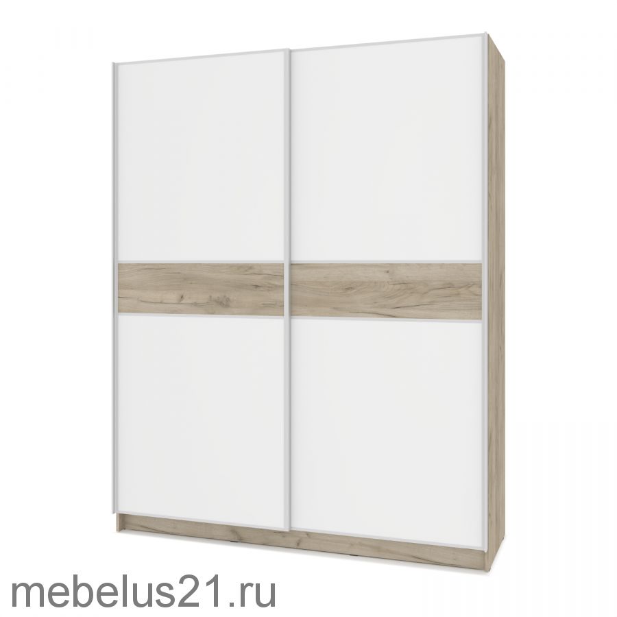 Шкаф купе Браун со вставкой 1800