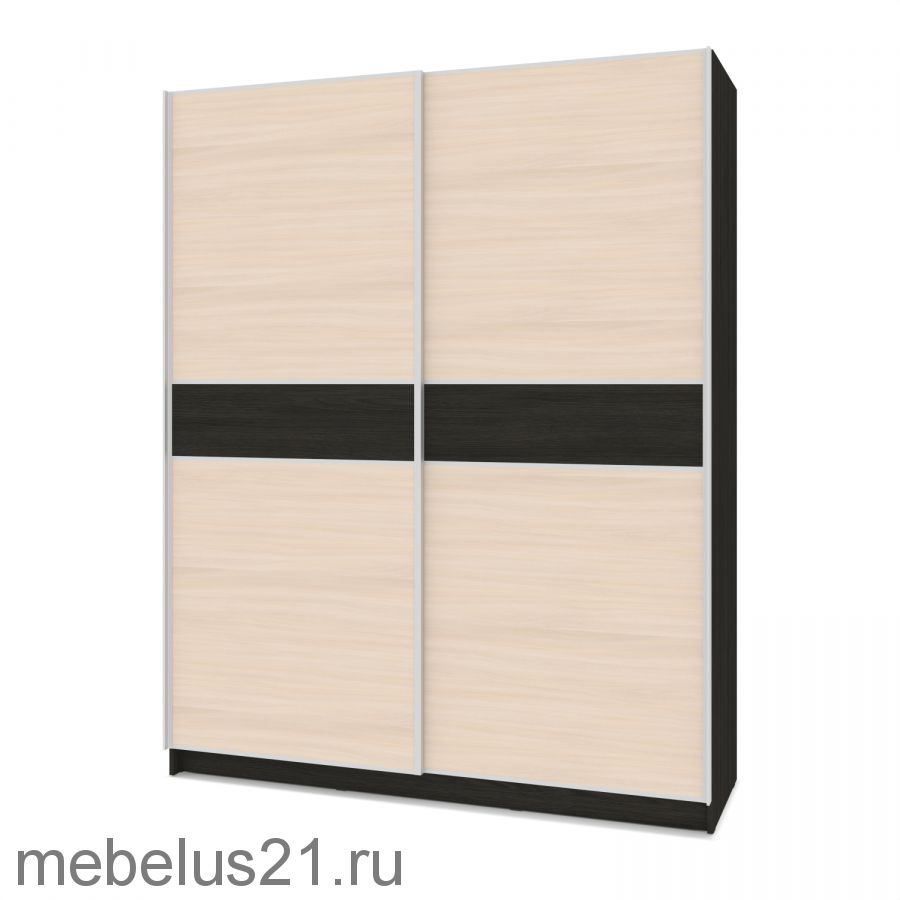 Шкаф купе Браун со вставкой 1800