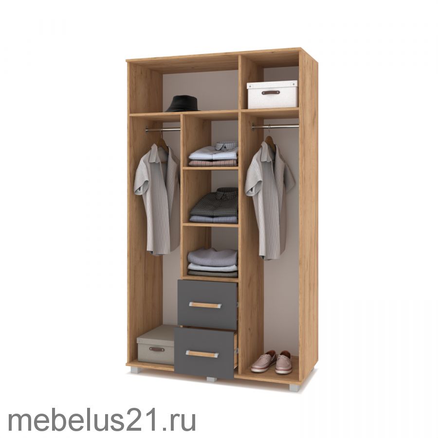 Шкаф 3-х створчатый Виора В-34