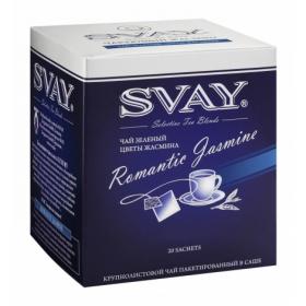 Чай зеленый пакетированный Svay Romantic Jasmine 20*2 саше