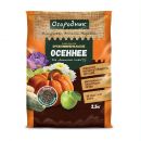 Удобрение сухое Огородник органоминеральное Осень гранулированное 2,5 кг