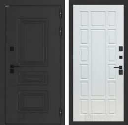 Дверь входная Лабиринт АЛЯСКА ЛАЙТ 12 Белое дерево металлическая