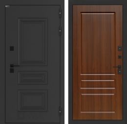 Дверь входная Лабиринт АЛЯСКА ЛАЙТ 03 Орех бренди металлическая