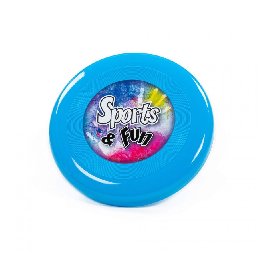 Летающая тарелка, 215 мм (голубая)