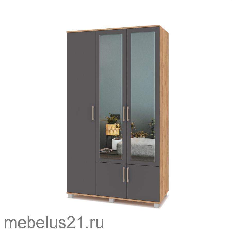 Шкаф 3-х створчатый Ева Е-32