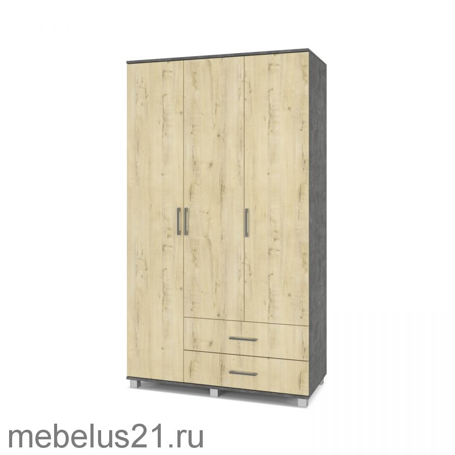 Шкаф 3-х створчатый Ева Е-33