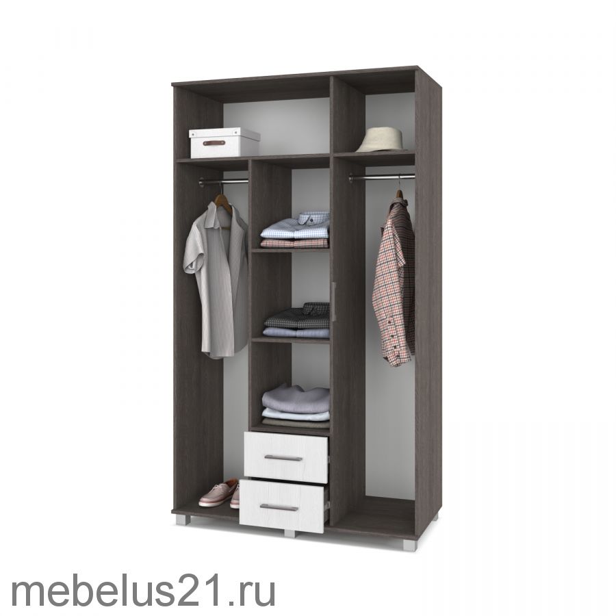 Шкаф  3-х створчатый Ева Е-34