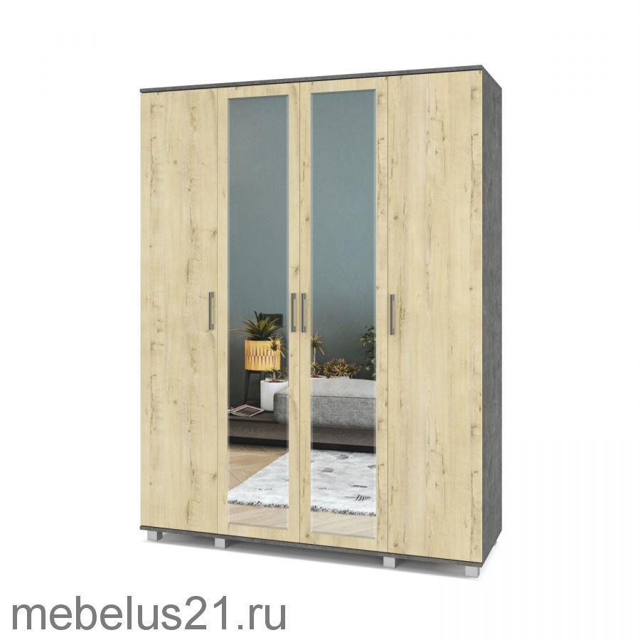 Шкаф 4-х створчатый Ева Е-41