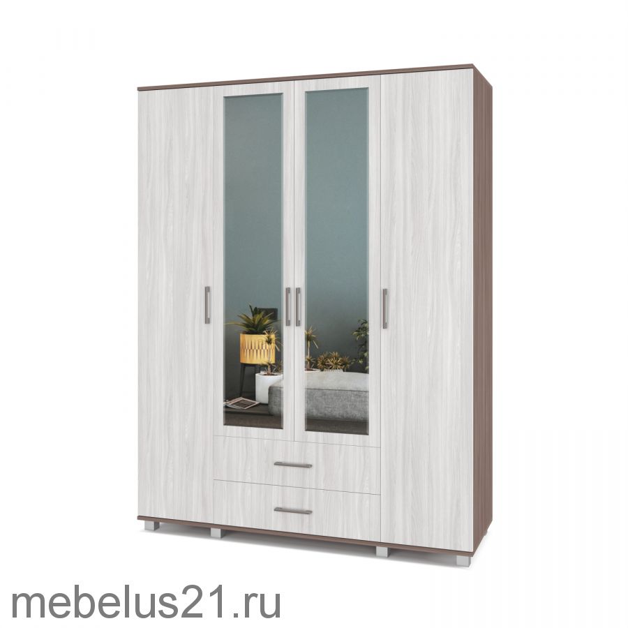 Шкаф 4-х створчатый Ева Е-43