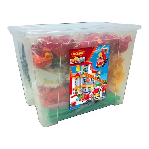 Конструктор Bauer "Пожарные" (в контейнере 70 л)